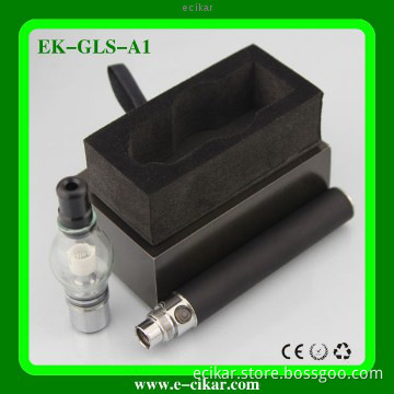 glass dome vaporizer starterkit dry herb/wax atomizer glass dome vapor